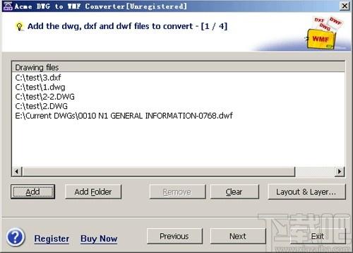 Acme DWG to WMF Converter下载,DWG转WMF工具,格式转换