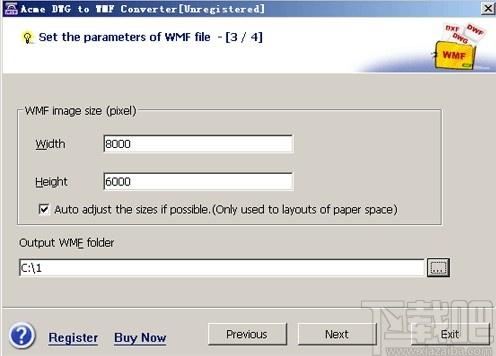 Acme DWG to WMF Converter下载,DWG转WMF工具,格式转换