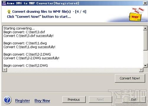 Acme DWG to WMF Converter下载,DWG转WMF工具,格式转换