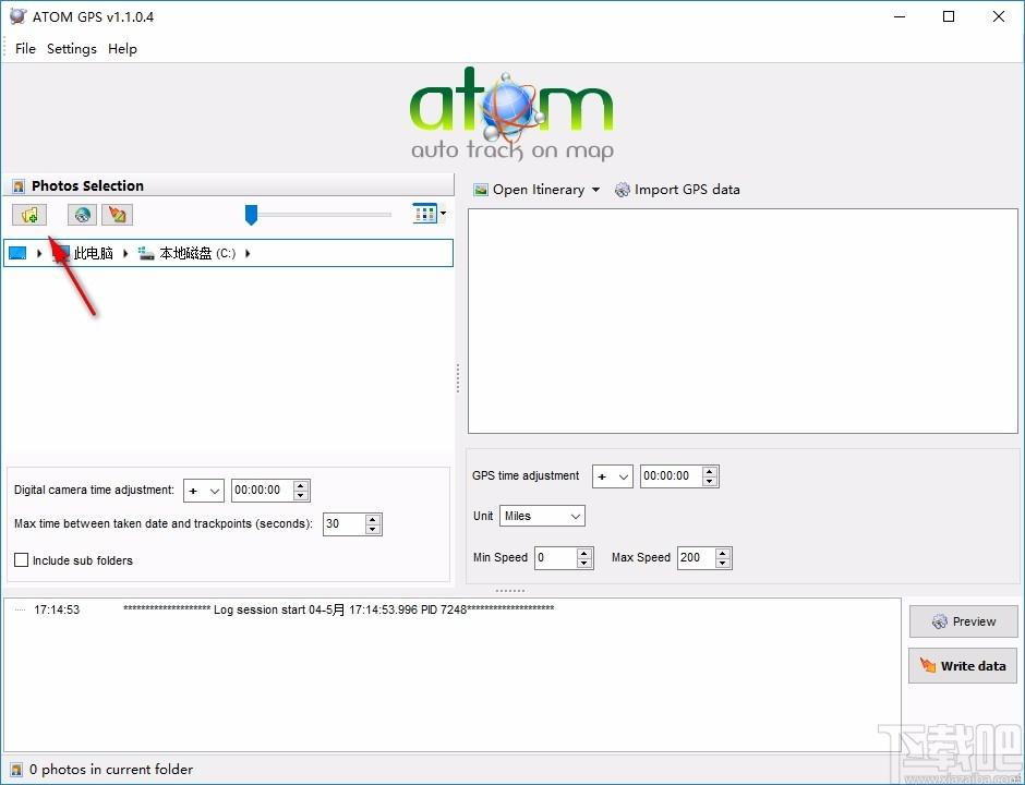 ATOM GPS下载,照片地理标记,图片处理,图片浏览