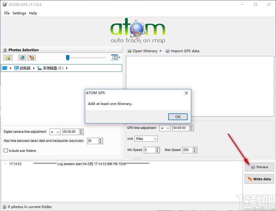 ATOM GPS下载,照片地理标记,图片处理,图片浏览
