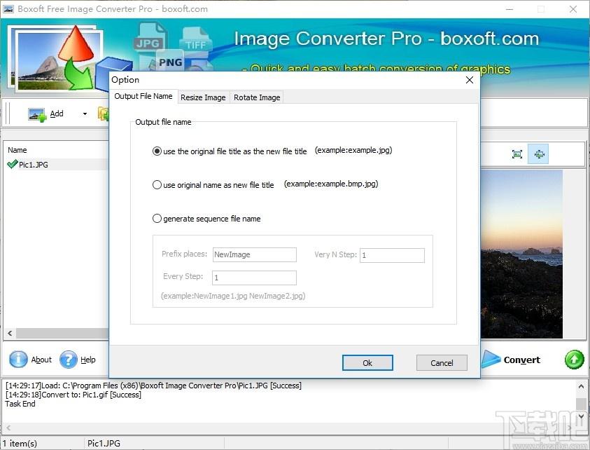 Boxoft Free Image Converter下载,图像转换器,图片转换,格式转换